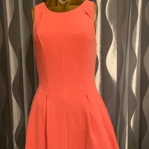 Coral A-line Dress